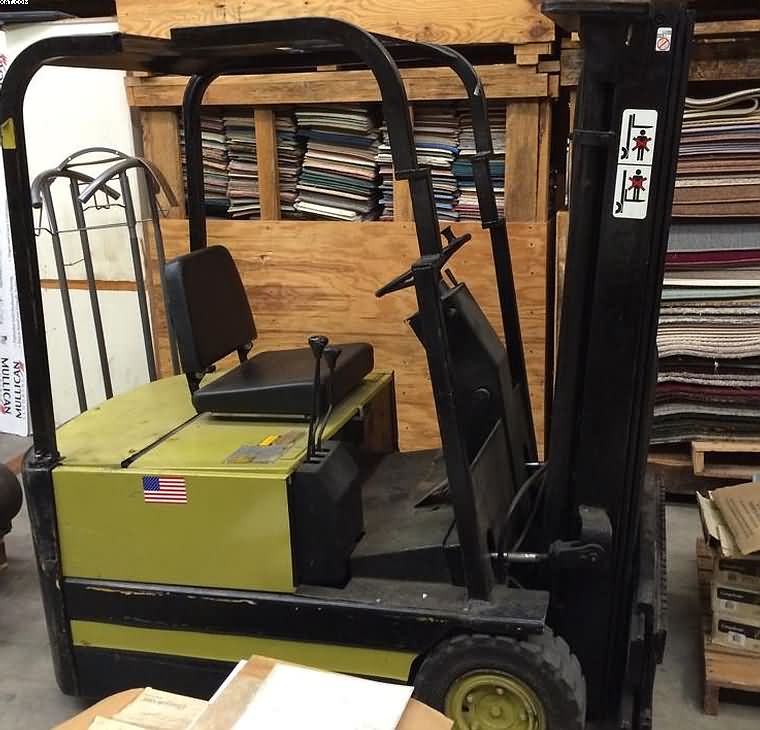 YALE Electric fork lift, Model ERP030TBE24SE077,